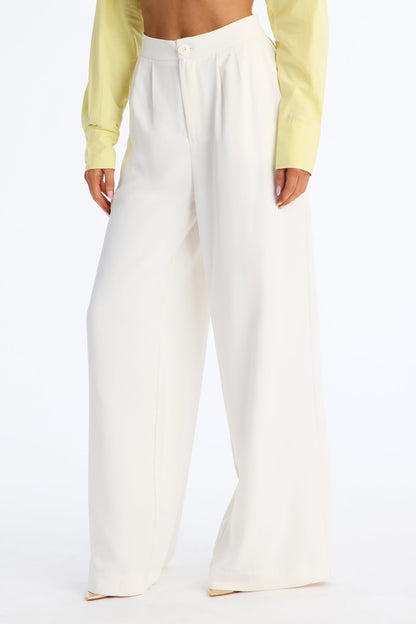 Nadia Trouser Pant - Ivory