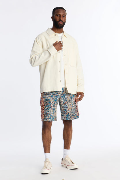 Baggy Nomadic Tapestry Cargo Short - Multi Color