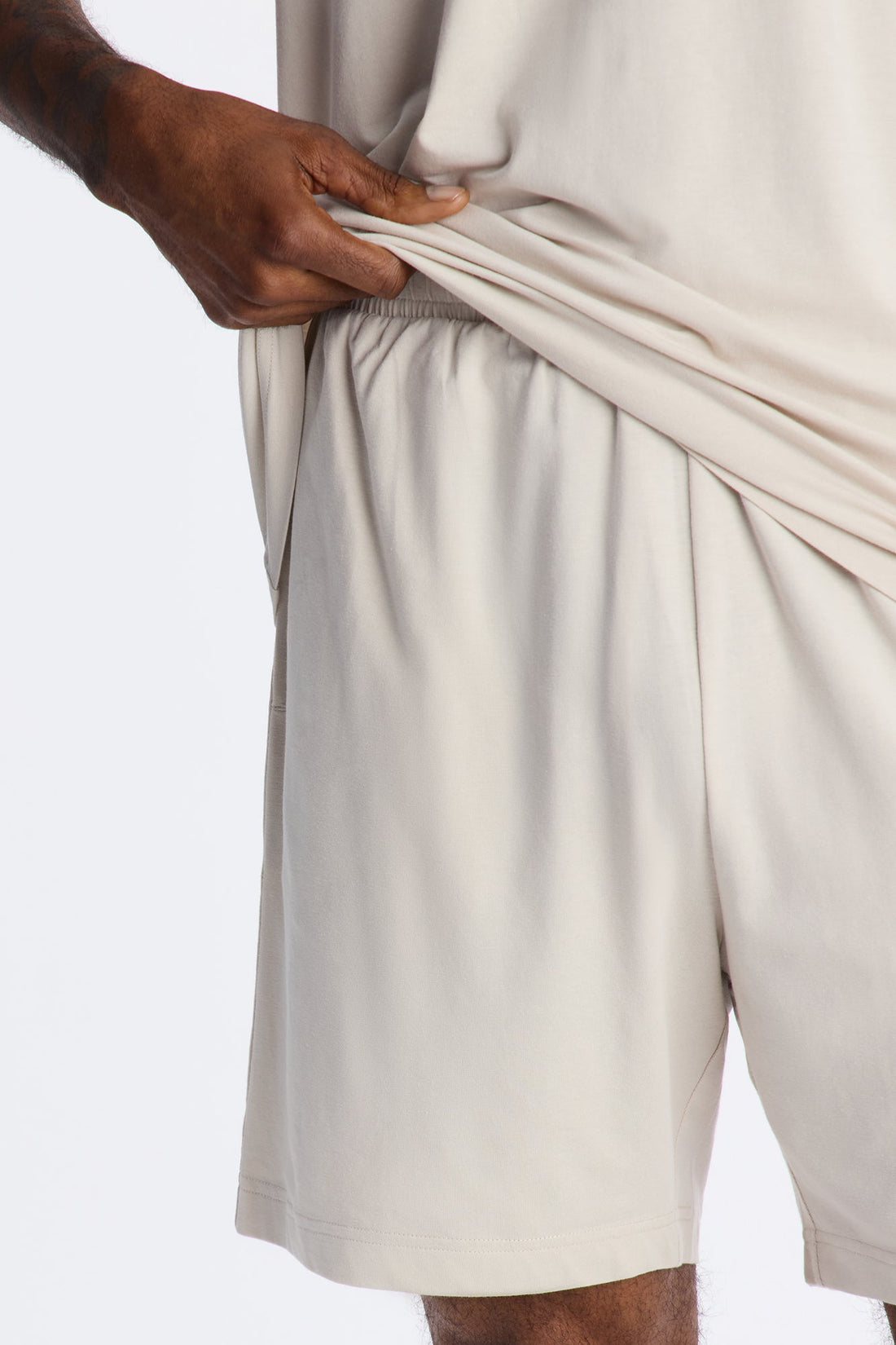 Essential Modal Lounge Shorts - Stone