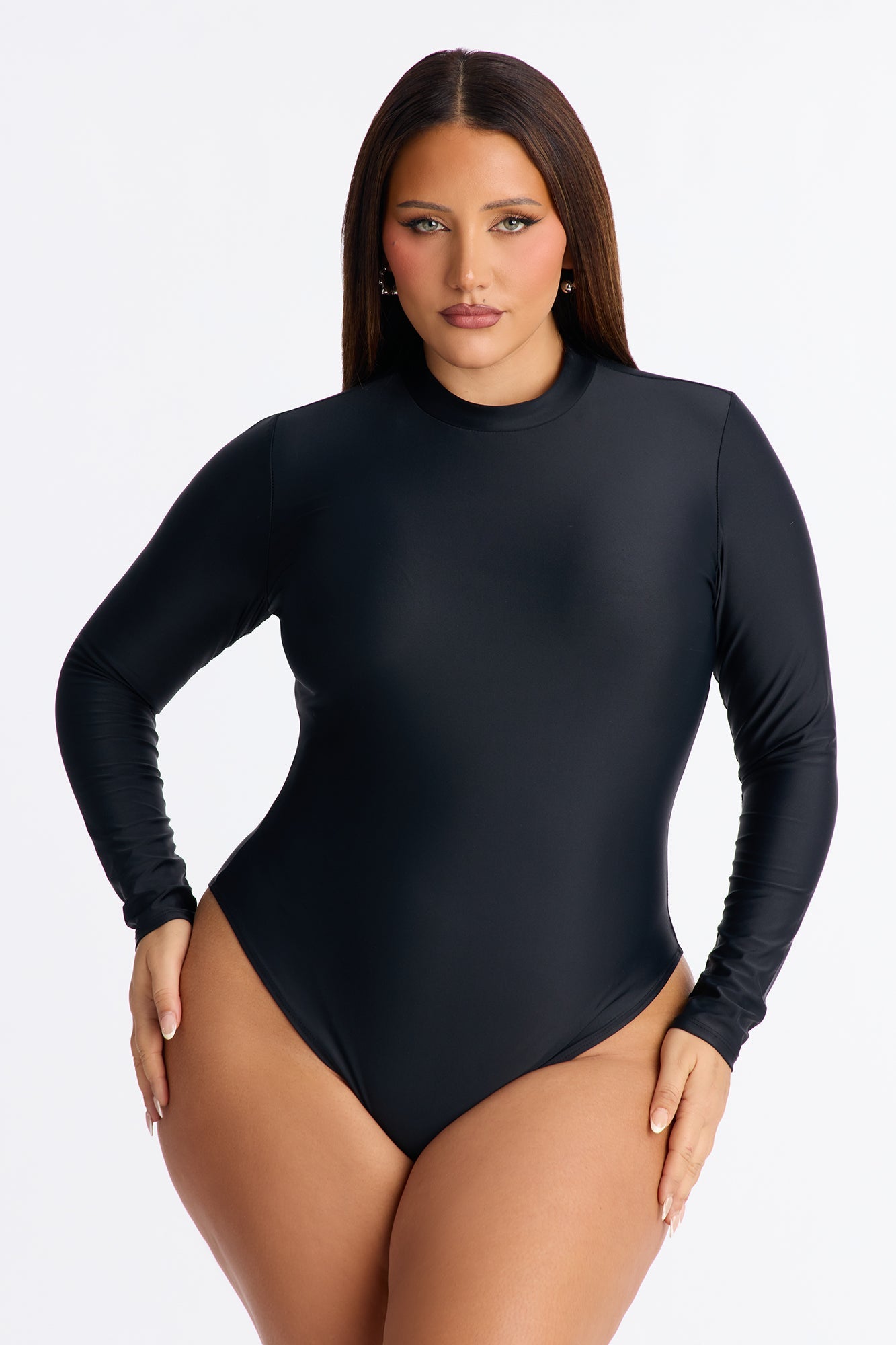 Isabelle 3 Piece Bodysuit Legging Set - Black
