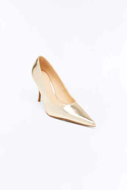 Alby Patent Pumps - Gold