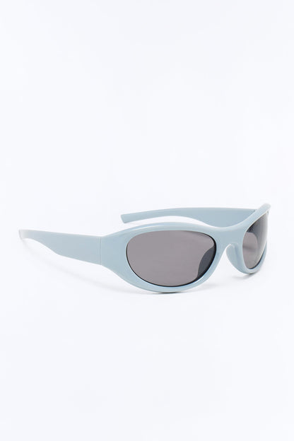 Barcelona Oval Sunglasses - Grey