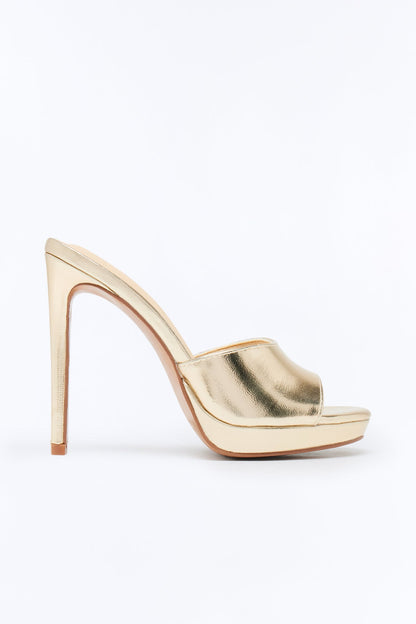 Elodie Stiletto Heels - Gold