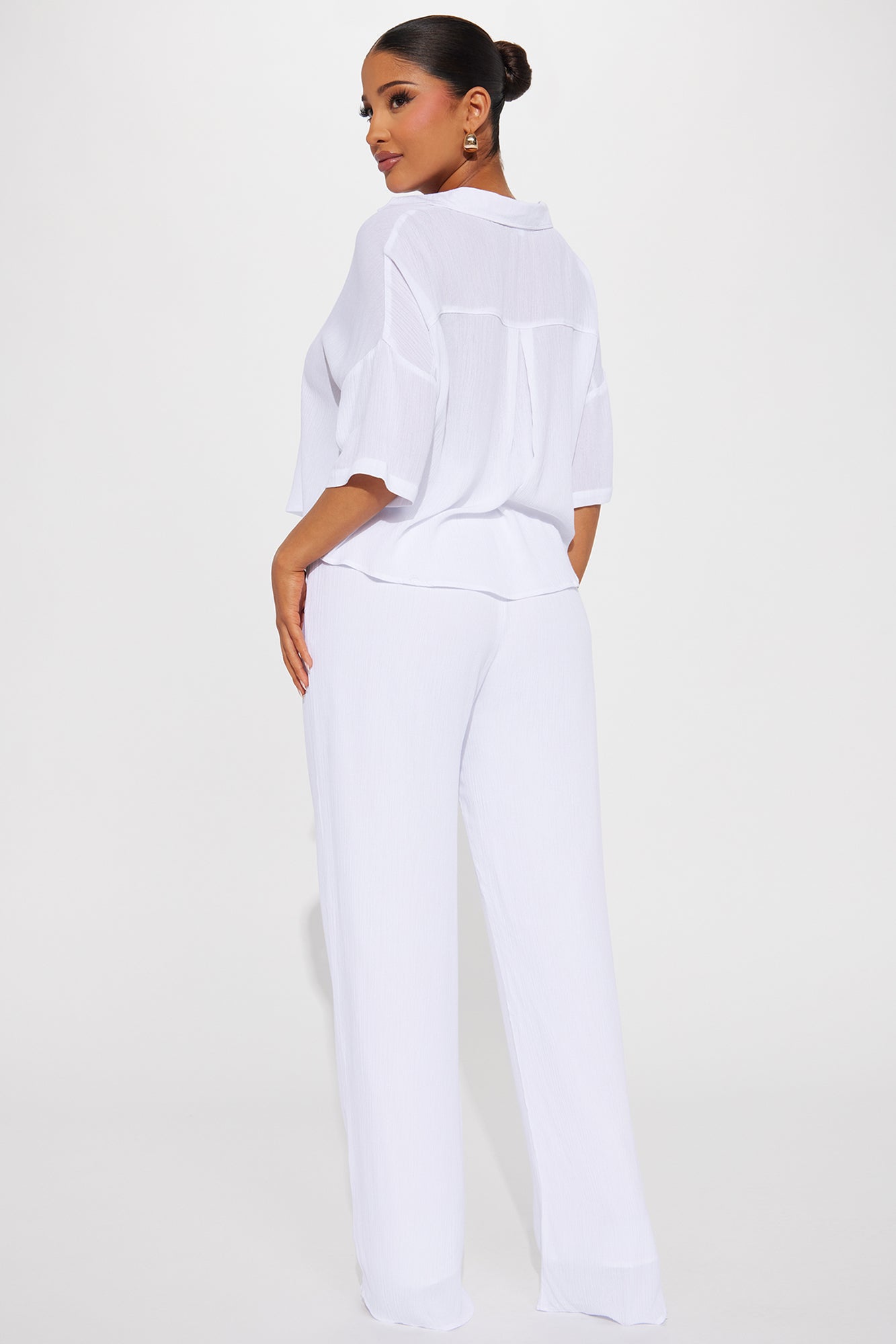 Greece Fantasy Pant Set - White