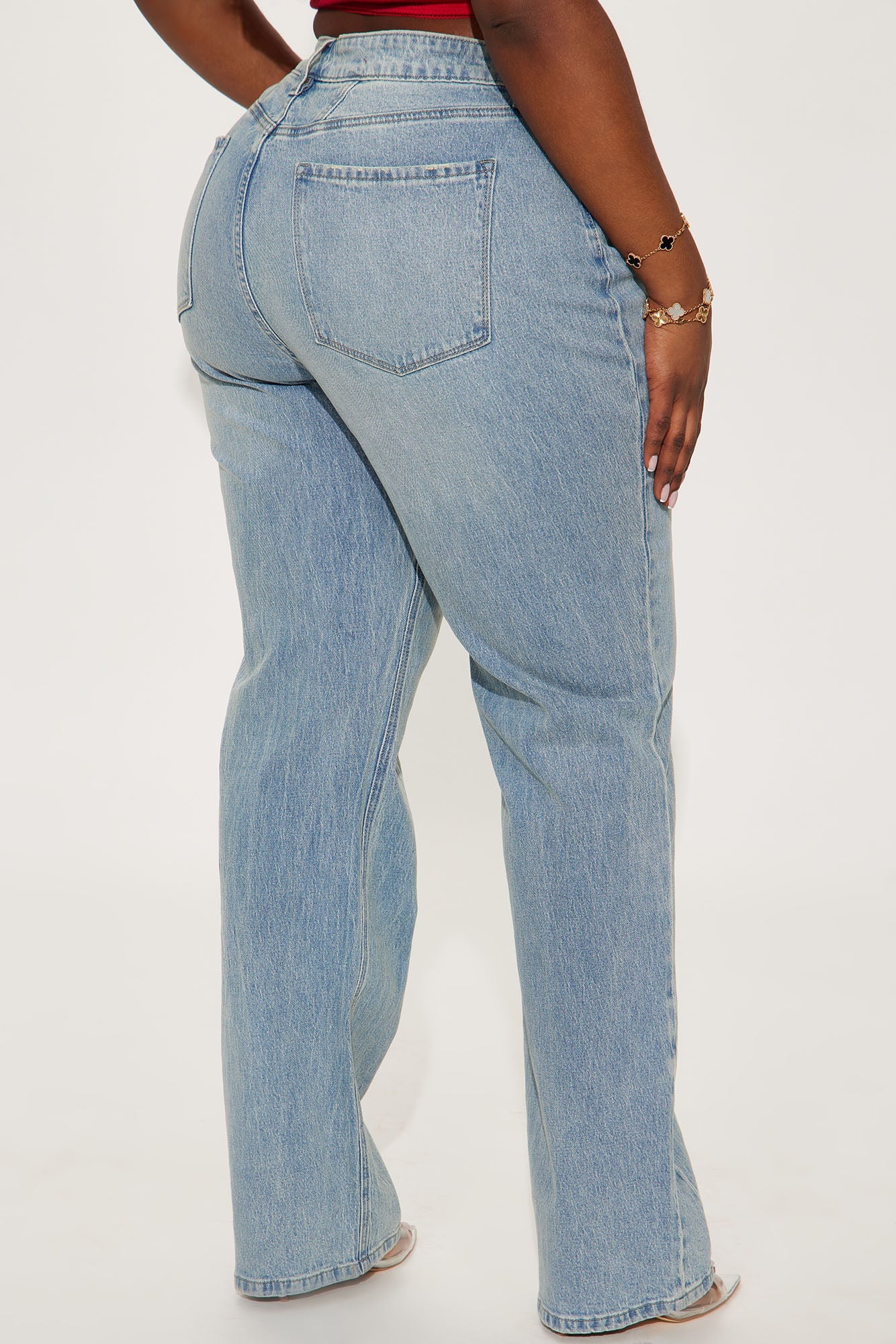 Tall Deserved It Stretch Straight Leg Jeans - Light Wash