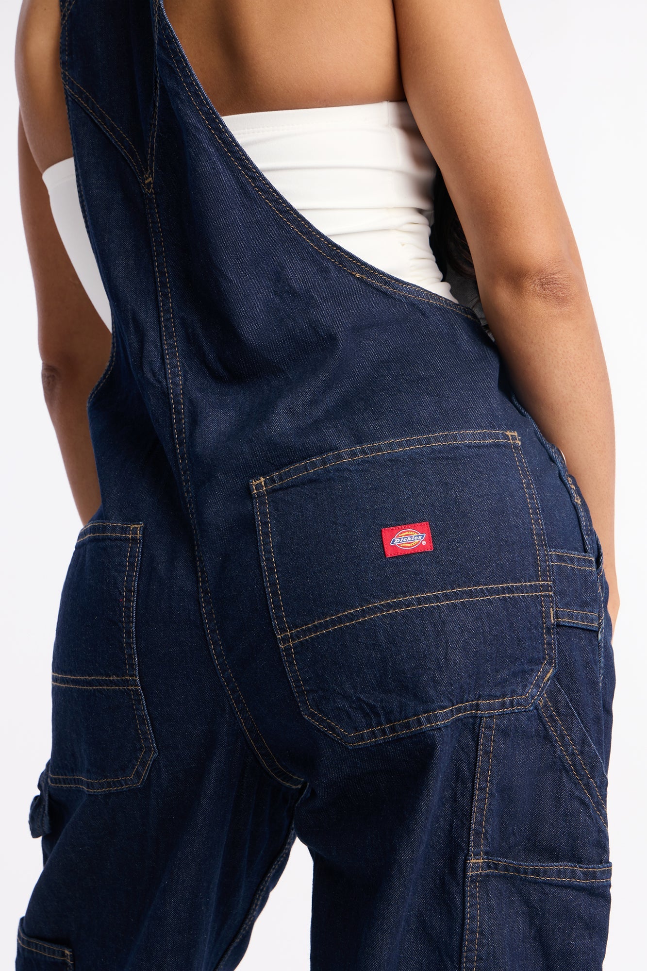 Dickies Denim Overalls - Dark Denim