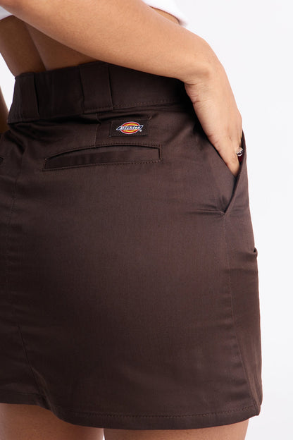 Dickies Mini Skirt - Dark Brown