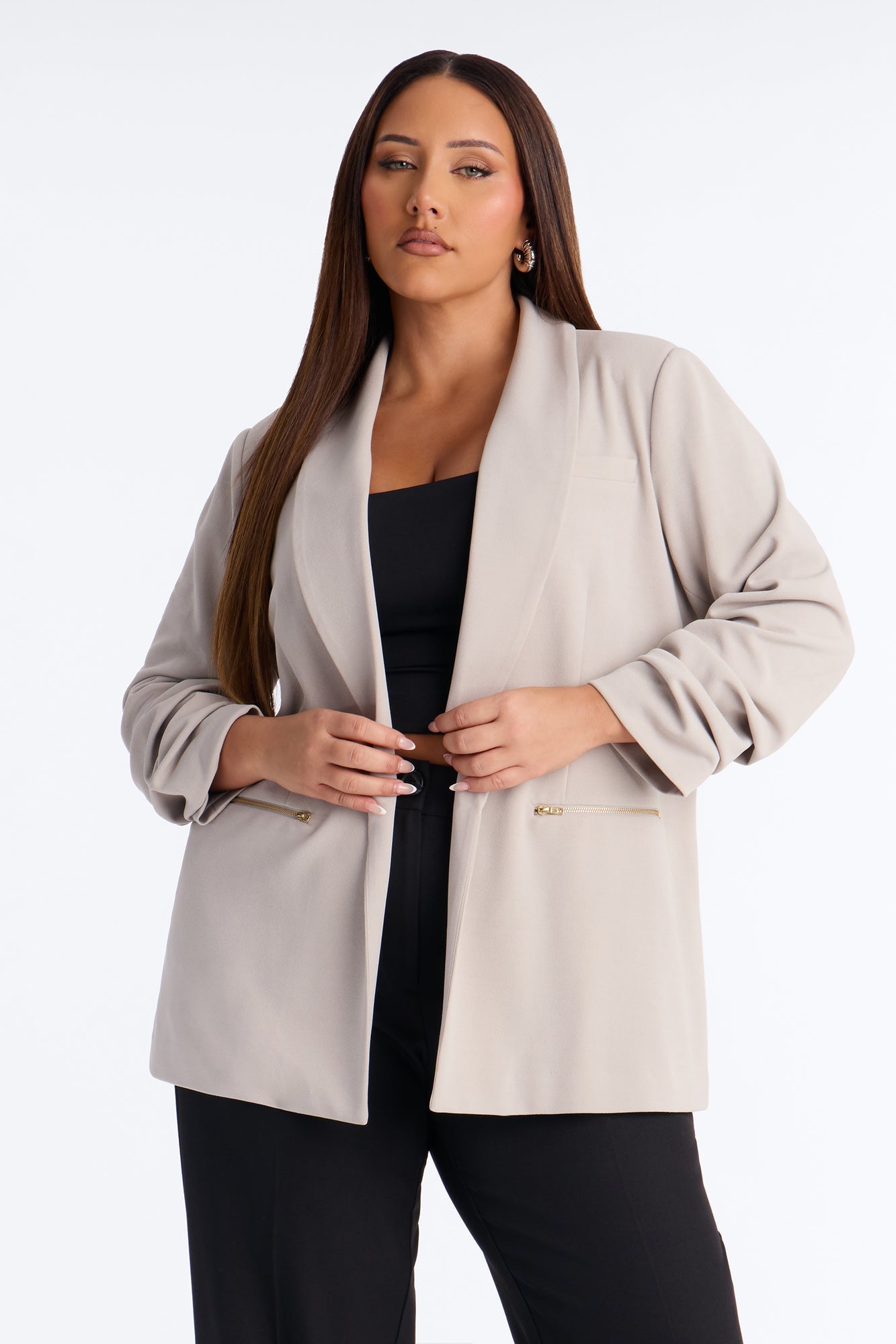 Bethany Blazer - Light Grey