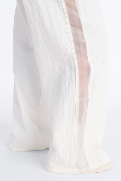 No Days Off Sheer Windbreaker Pant 33″ - White