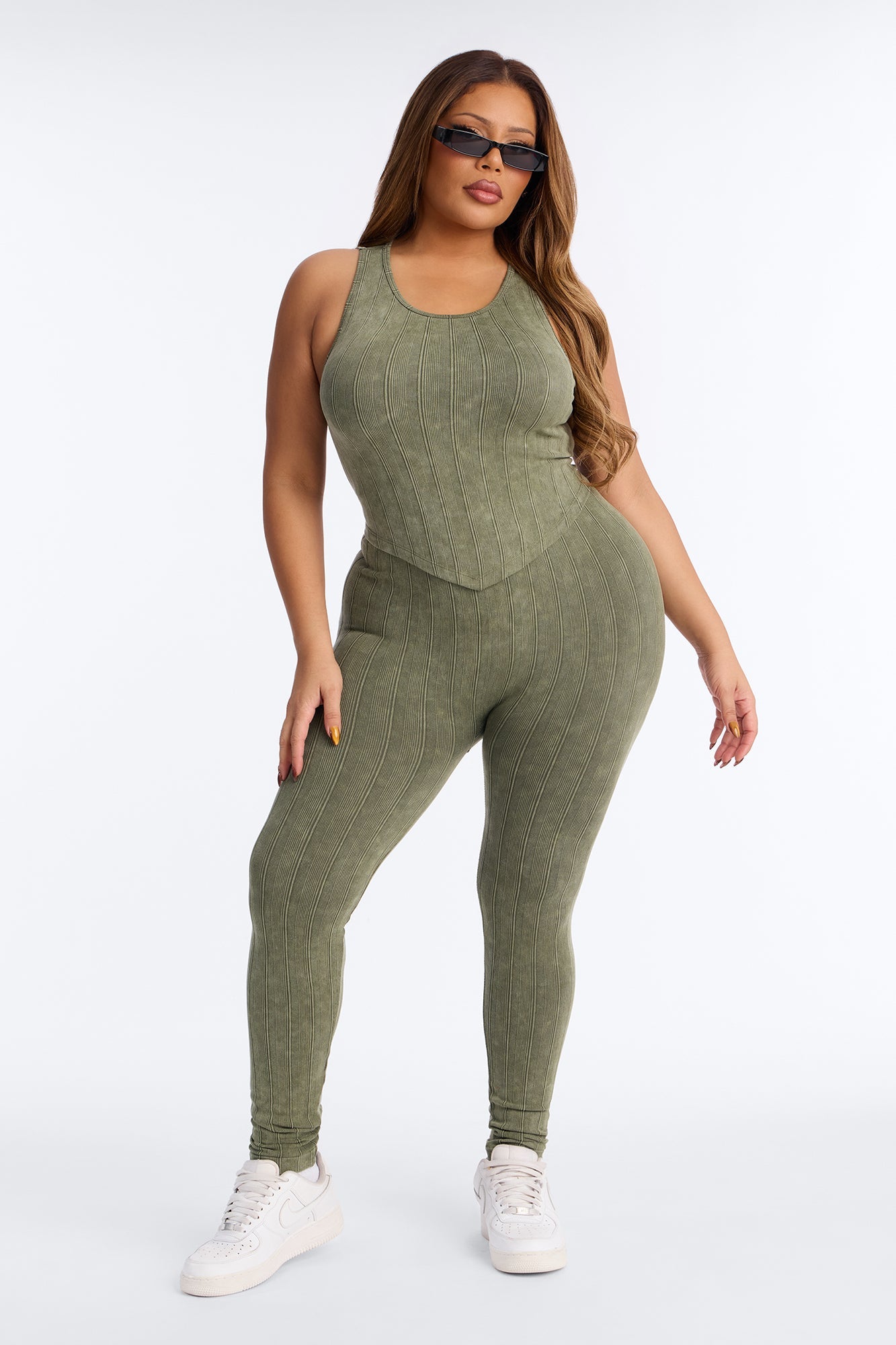Easy Days Seamless Legging Set - Olive