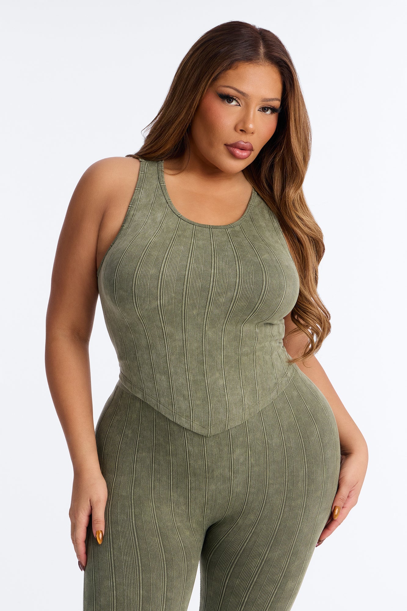 Easy Days Seamless Legging Set - Olive
