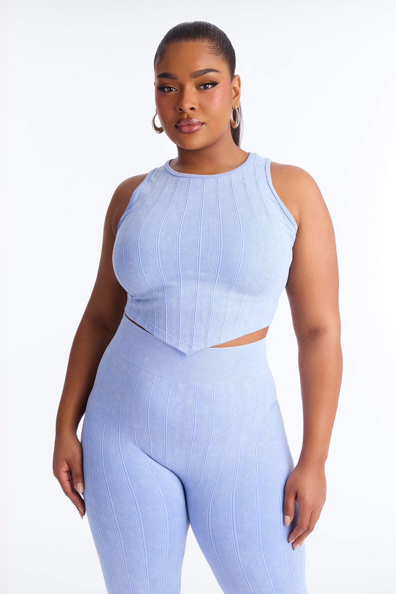 Easy Days Seamless Legging Set - Periwinkle