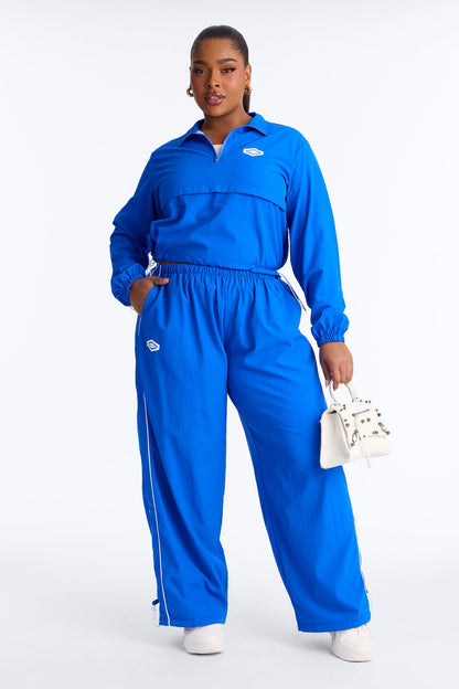 Bella Windbreaker Pant Set - Royal