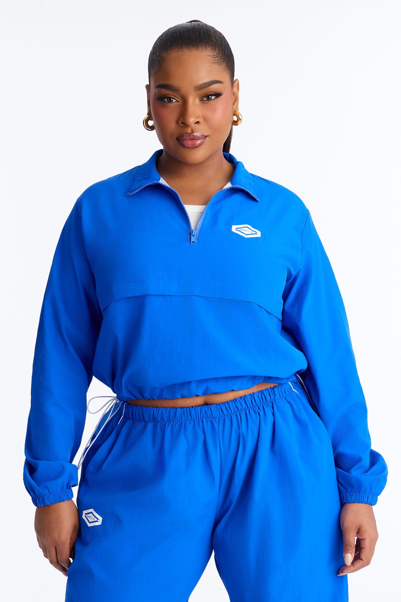 Bella Windbreaker Pant Set - Royal