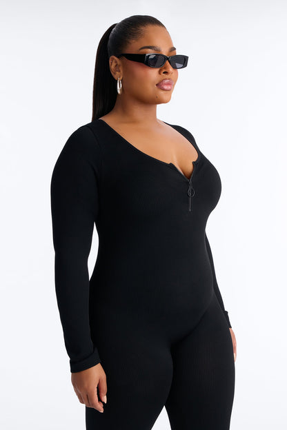 Sonaya Seamless Jumpsuit - Black