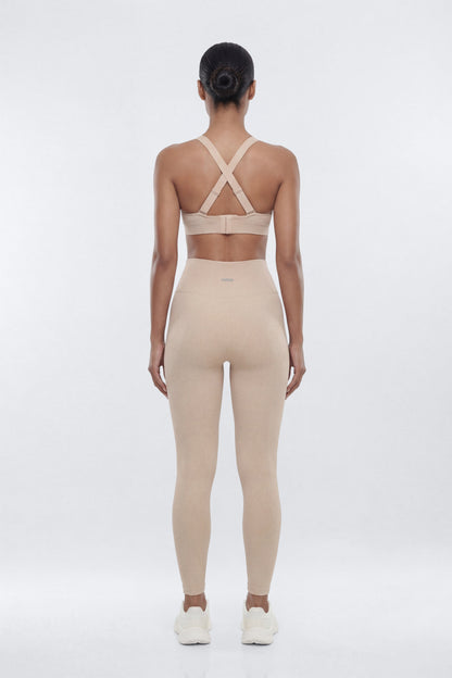 SeamlessLift™ 25″ High Rise Legging - Taupe
