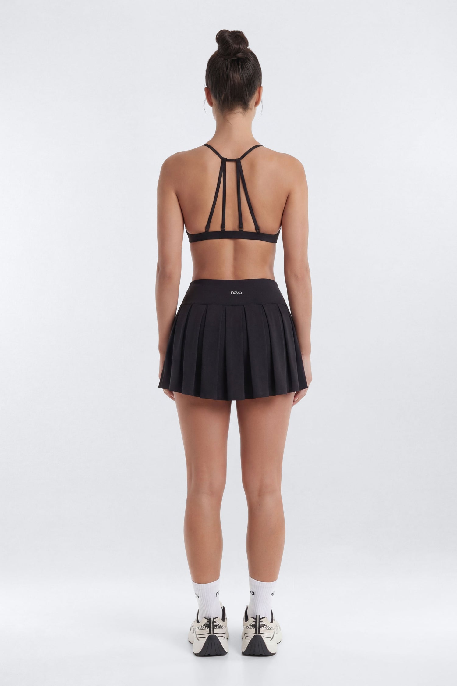 ProStretch™ Pleated Mini Skort - Black
