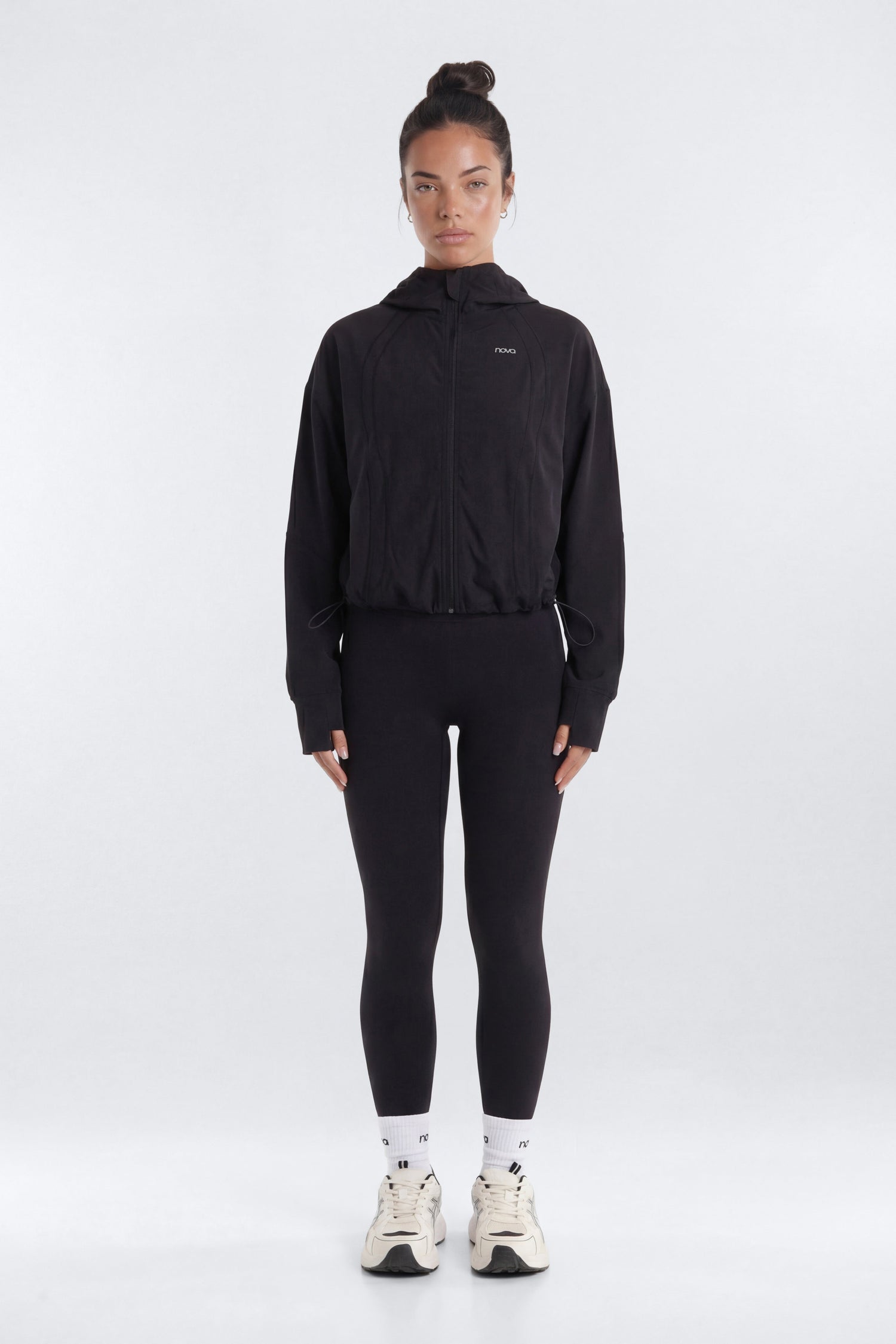 ProStretch™ Front Zip Hoodie Jacket - Black