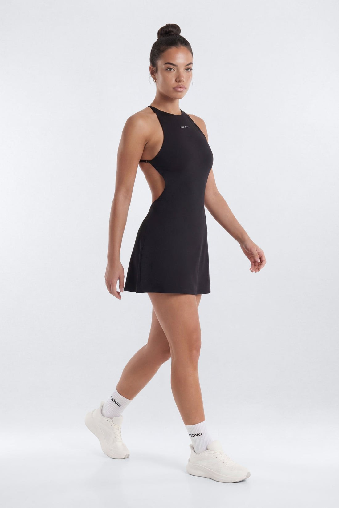 ProStretch™ Open Back Sports Dress - Black