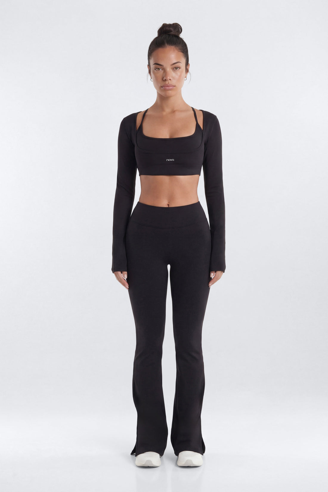 ProStretch™ Long Sleeve Sports Top - Black