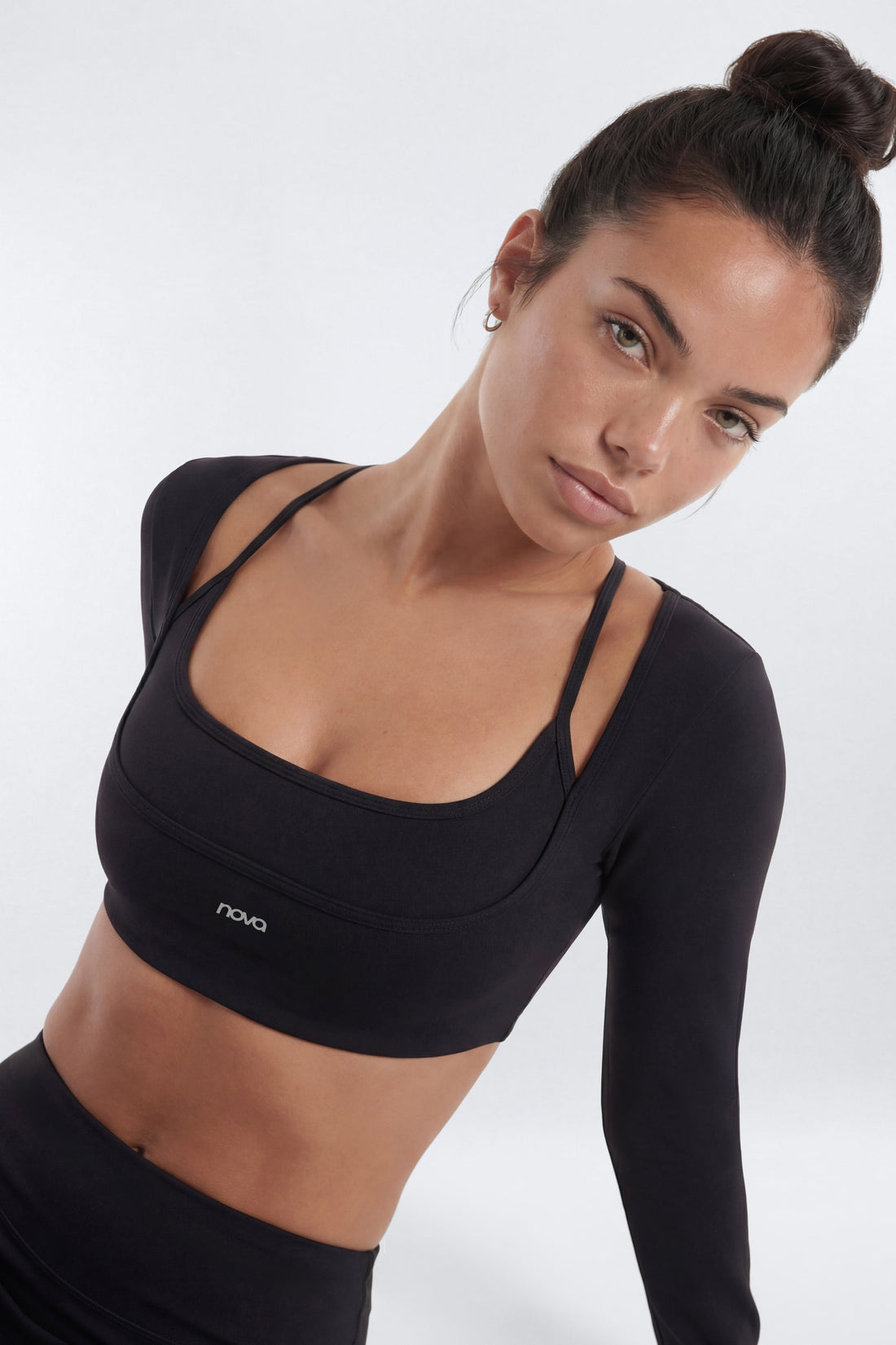ProStretch™ Long Sleeve Sports Top - Black