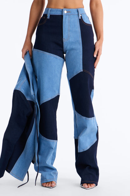 Claim To Fame Straight Leg Jeans - Rinse Blue Wash