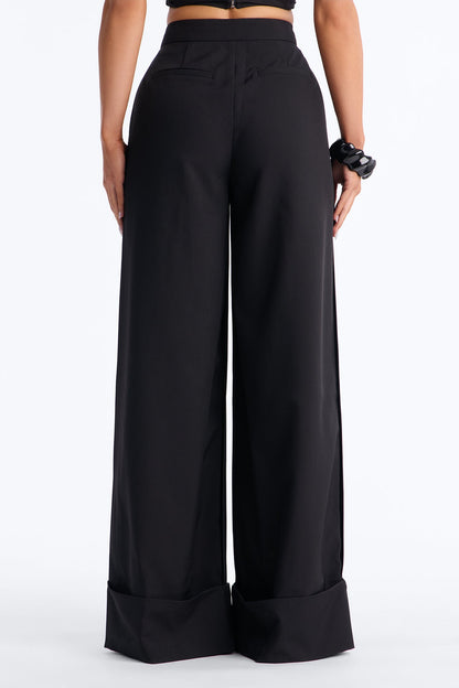 Executive Decisions Cuffed Trouser Pant 32″ - Black
