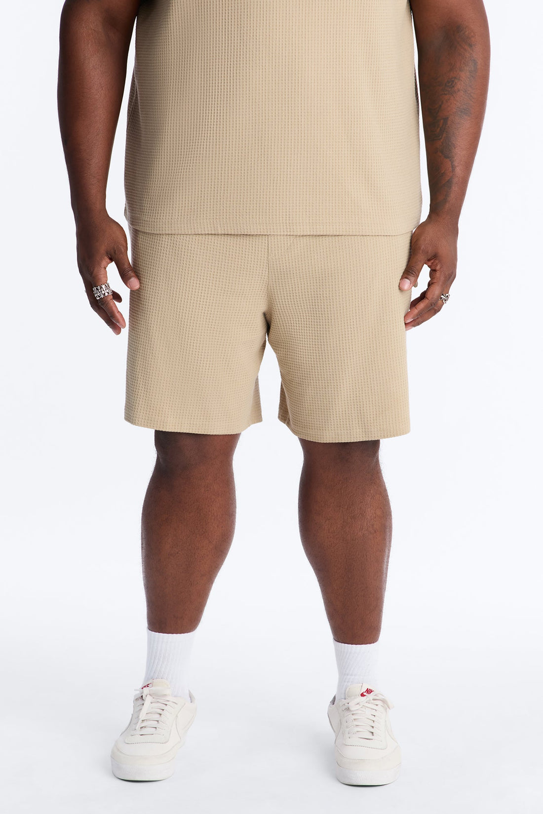 Relaxed Culver City Waffle Knit Short - Stone