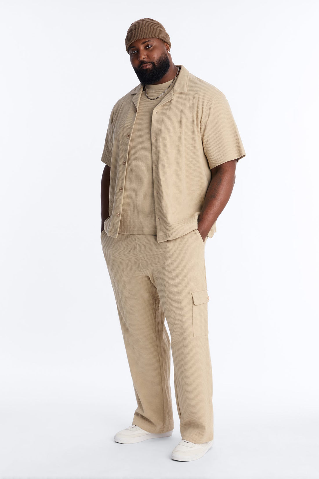 Straight Culver City Waffle Knit Pant - Stone