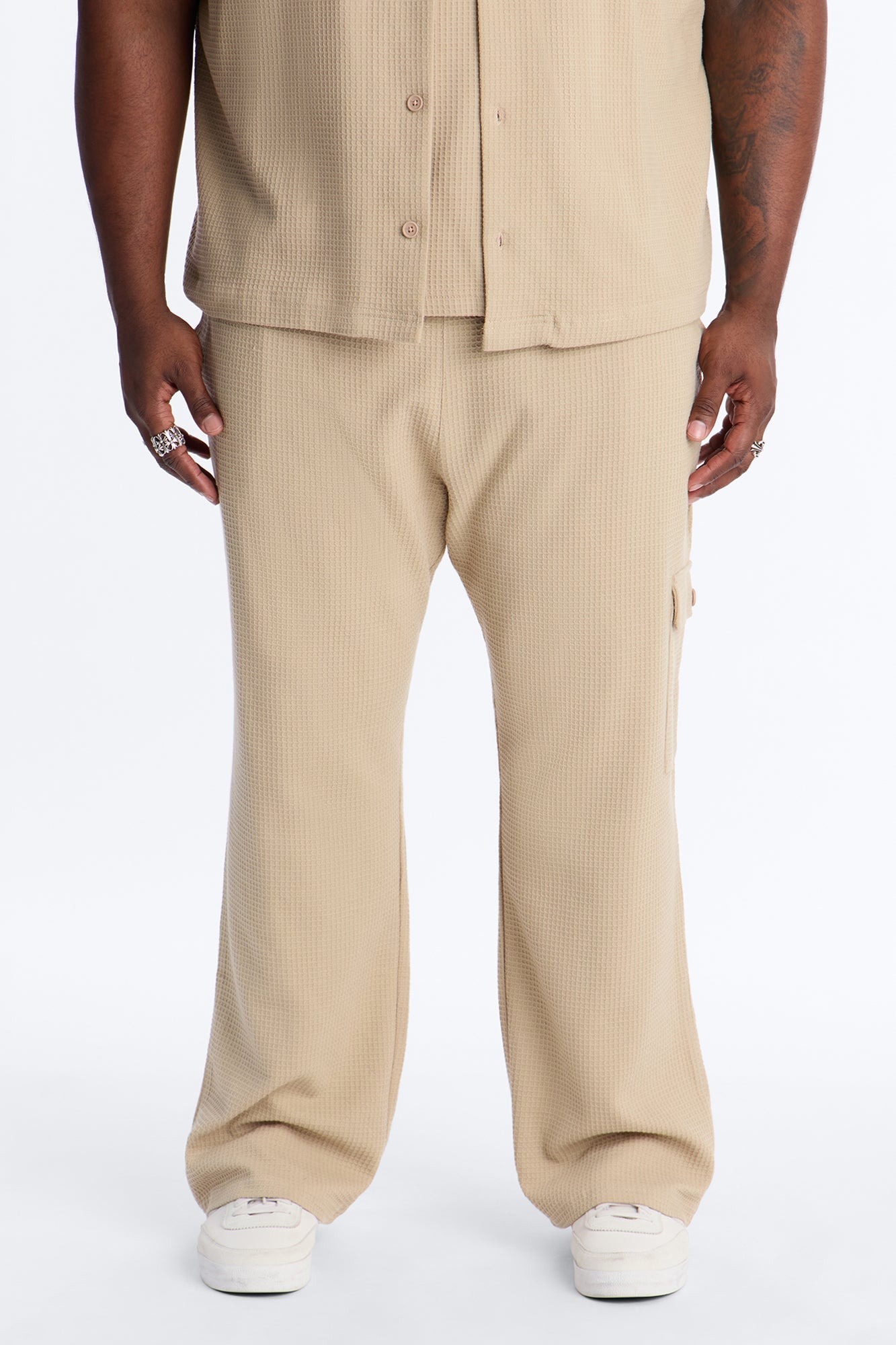 Straight Culver City Waffle Knit Pant - Stone