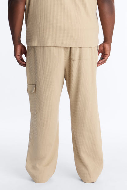 Straight Culver City Waffle Knit Pant - Stone