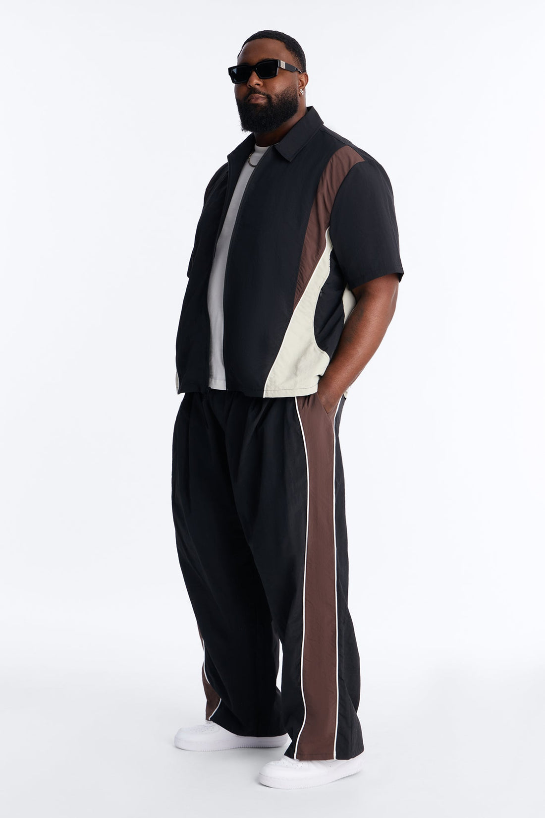 Barrel Osaka Block Pant - Black/Brown