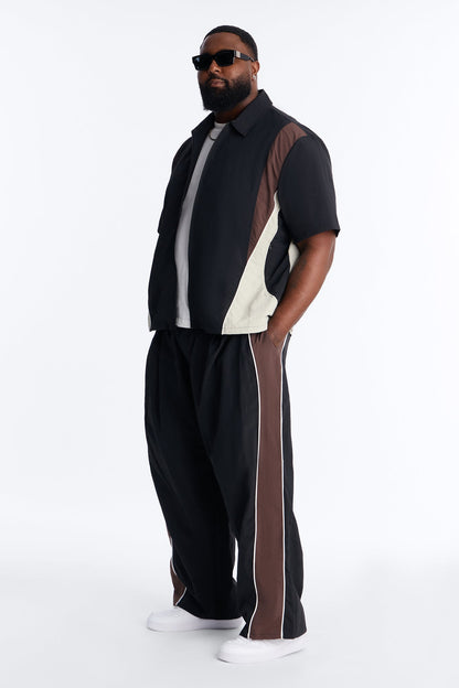Barrel Osaka Block Pant - Black/Brown