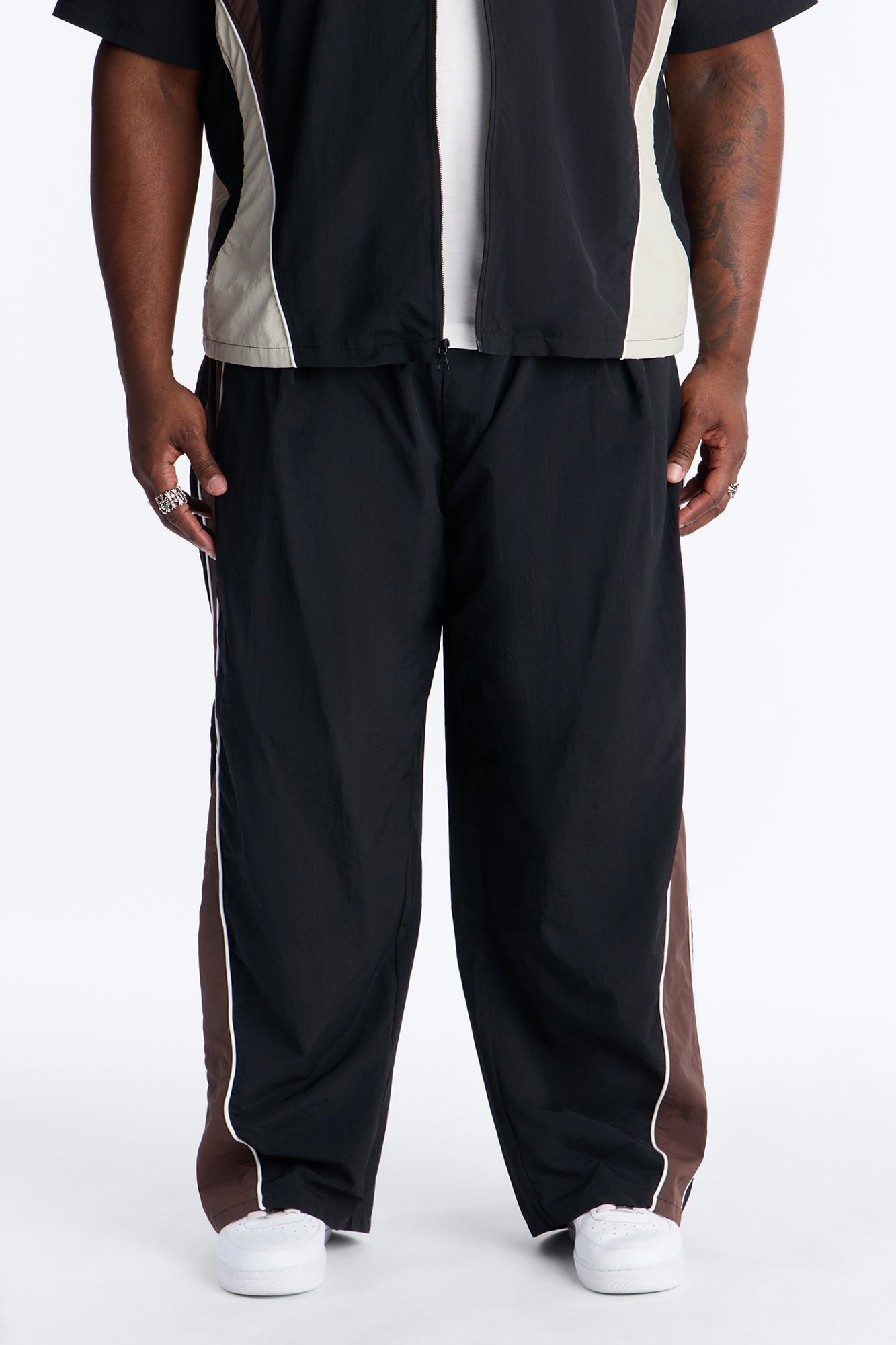 Barrel Osaka Block Pant - Black/Brown