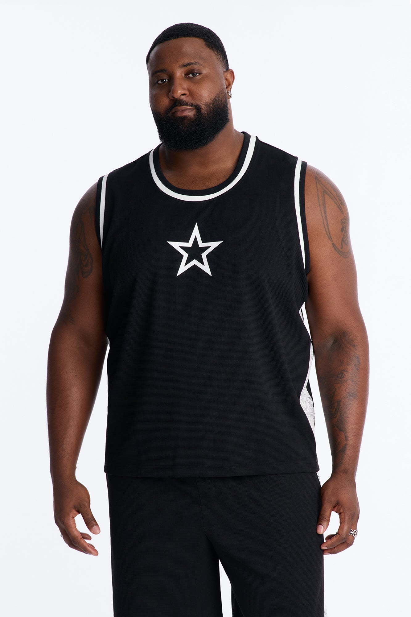 All Stars Elevated Jersey Tank - Black