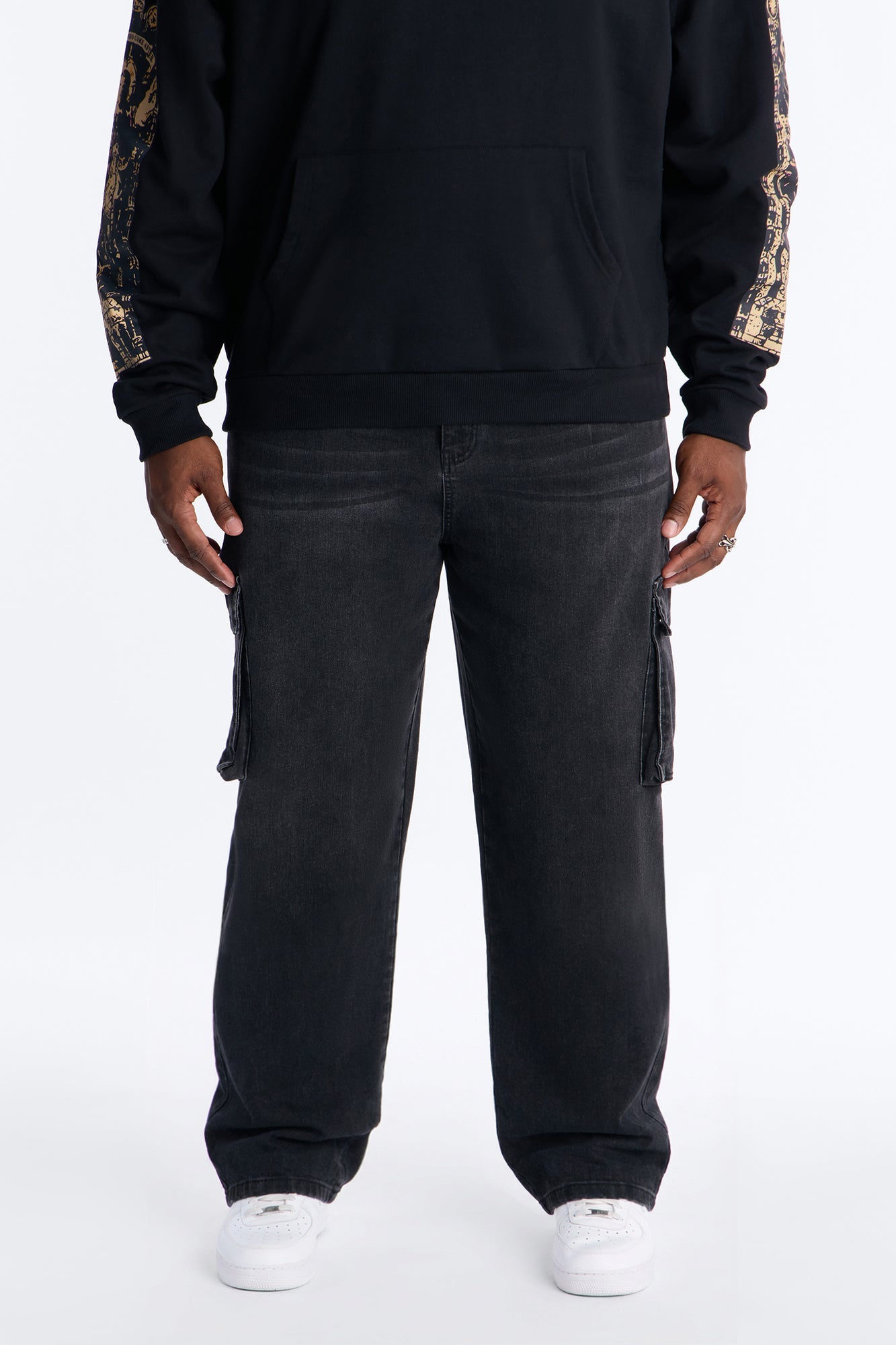 Your Everyday Relaxed Cargo Jean - Black Wash