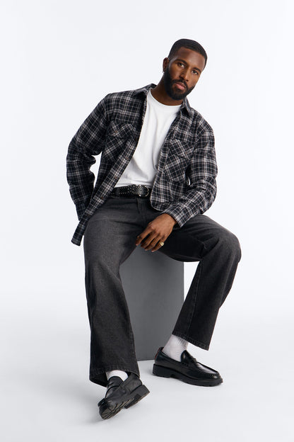 Dickies Flannel Work Shirt - Black