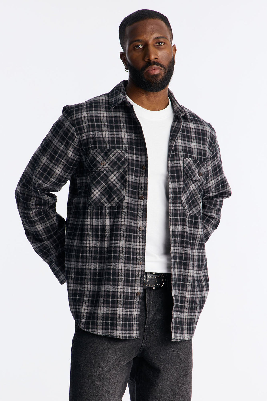 Dickies Flannel Work Shirt - Black