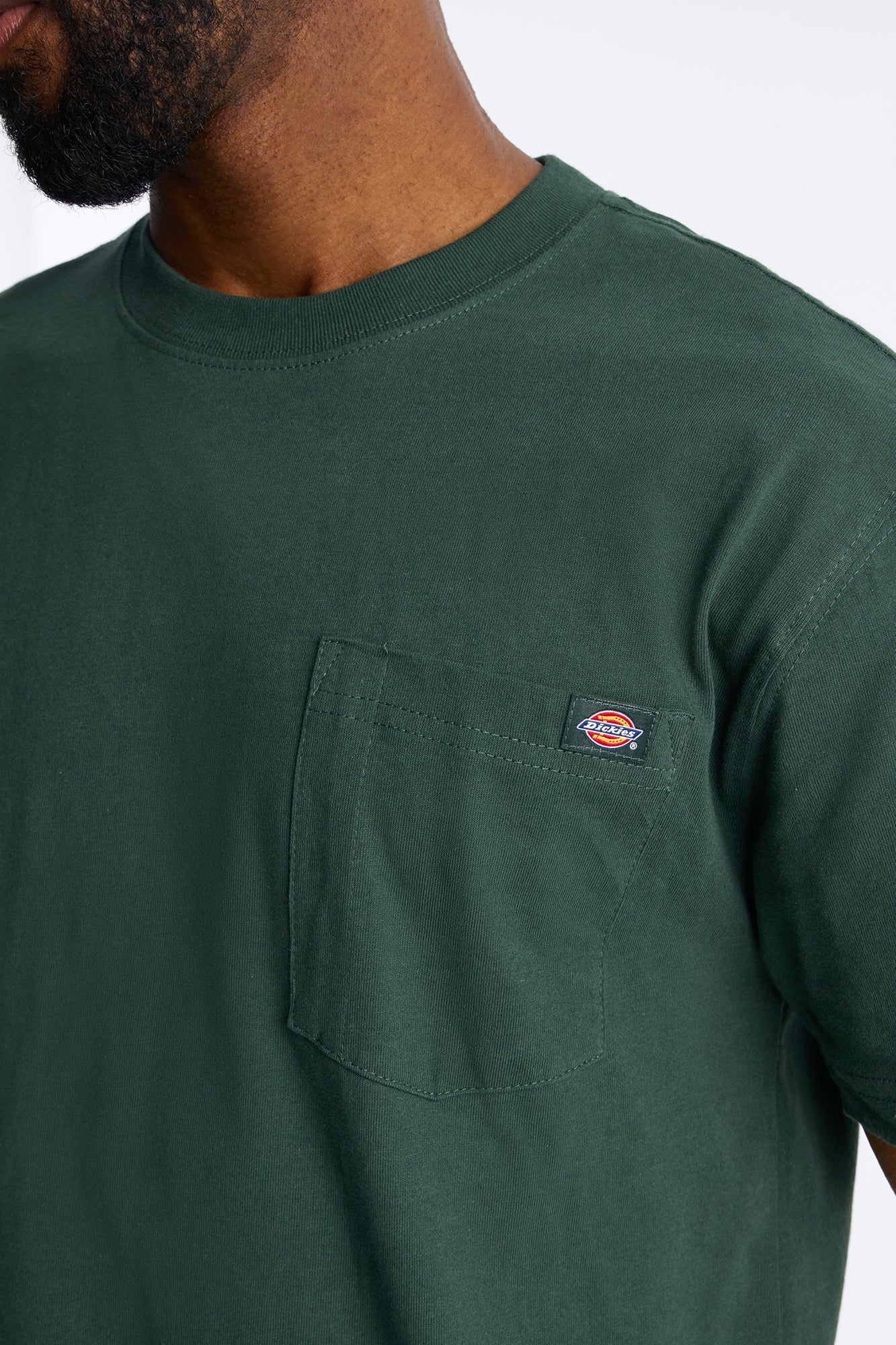 Dickies Heavyweight Short Sleeve Pocket Tee - Hunter Green
