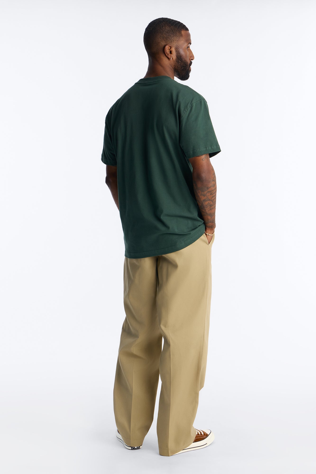 Dickies Heavyweight Short Sleeve Pocket Tee - Hunter Green