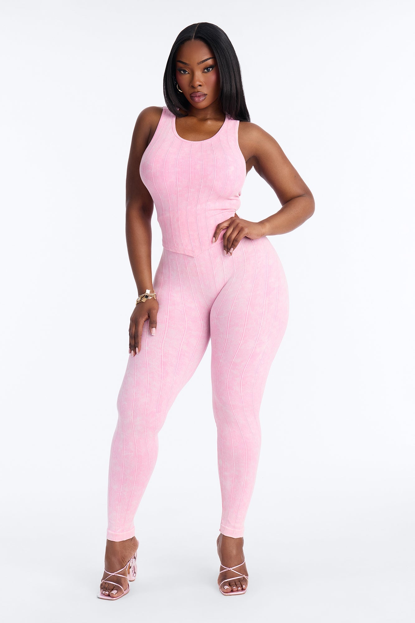 Easy Days Seamless Legging Set - Pink