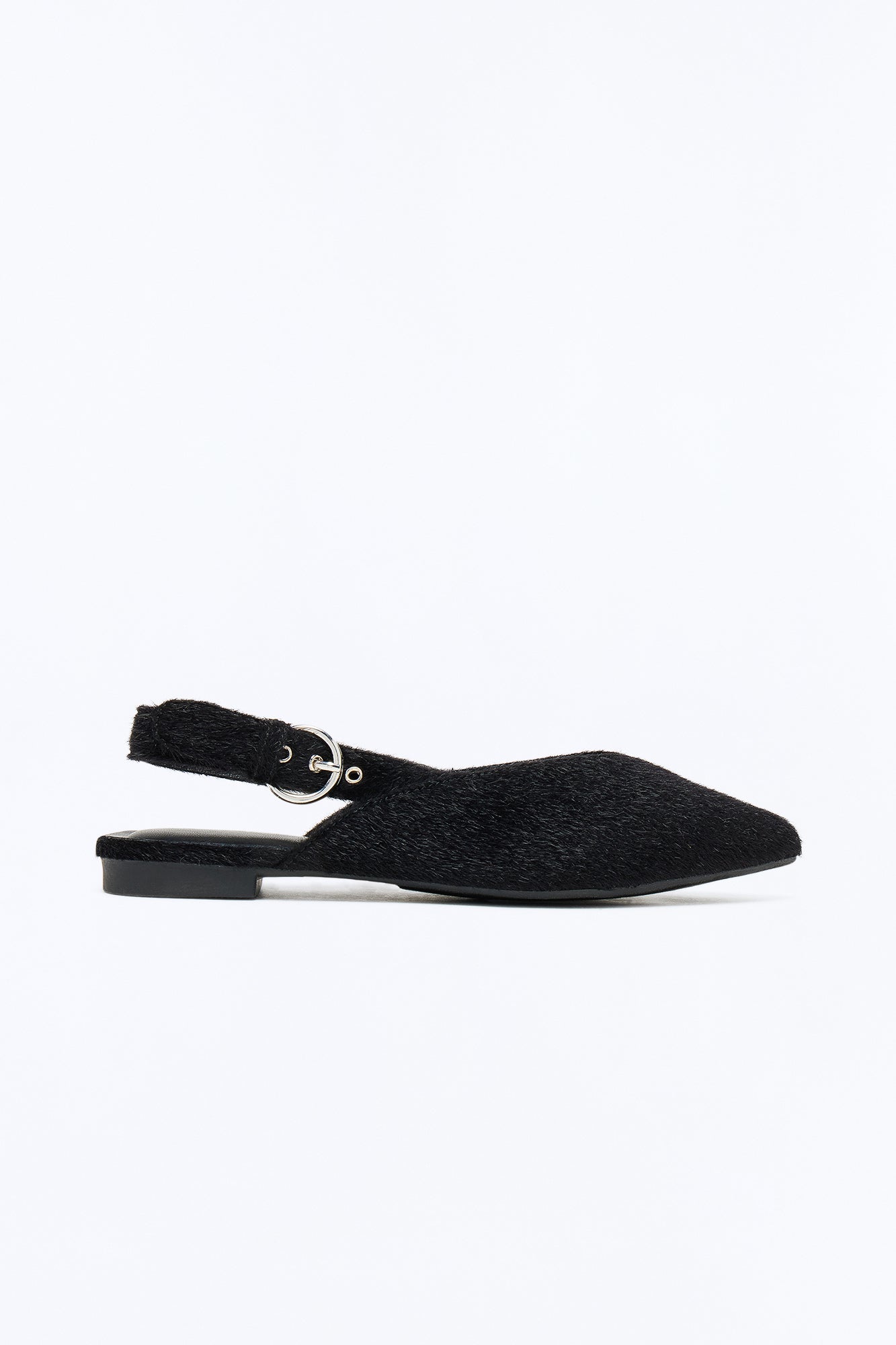 Loreta Slingback Flats - Black