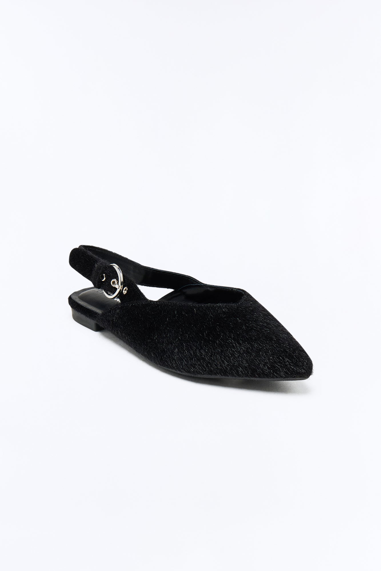 Loreta Slingback Flats - Black