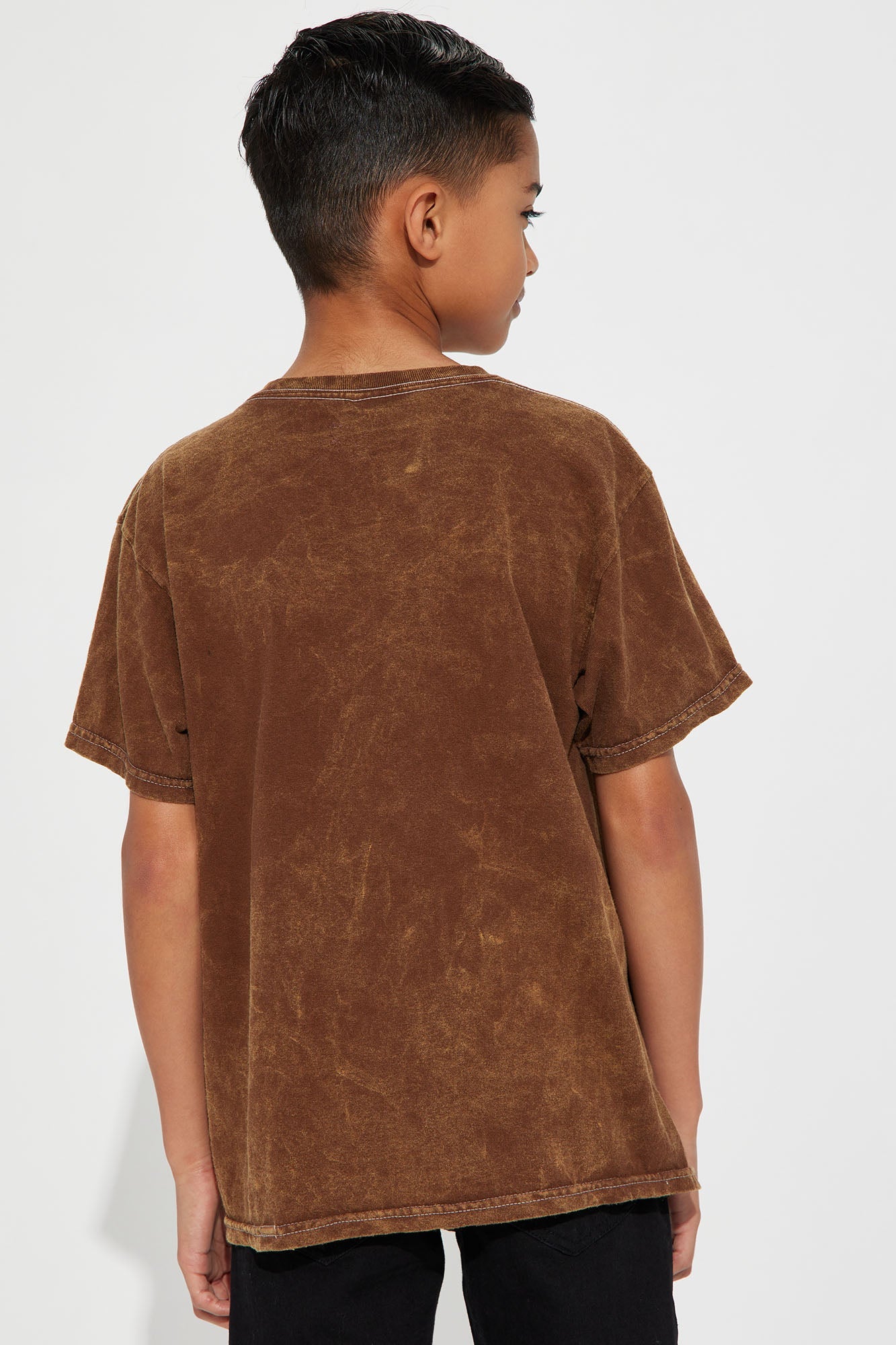 Mini Street Fighter Animated Short Sleeve Tee - Brown - Brown