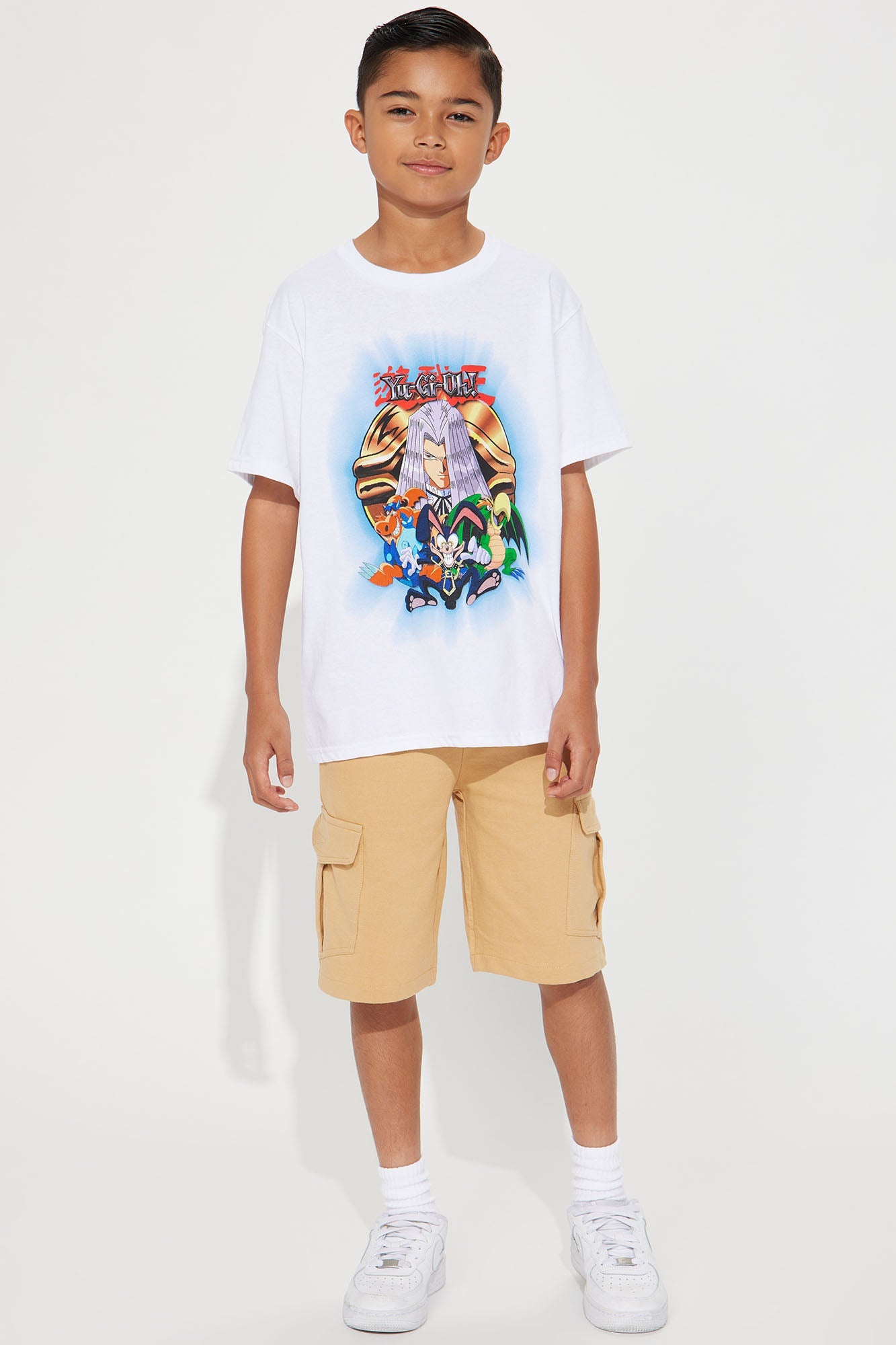 Mini Yugioh Pegasus Toons Short Sleeve Tee - White