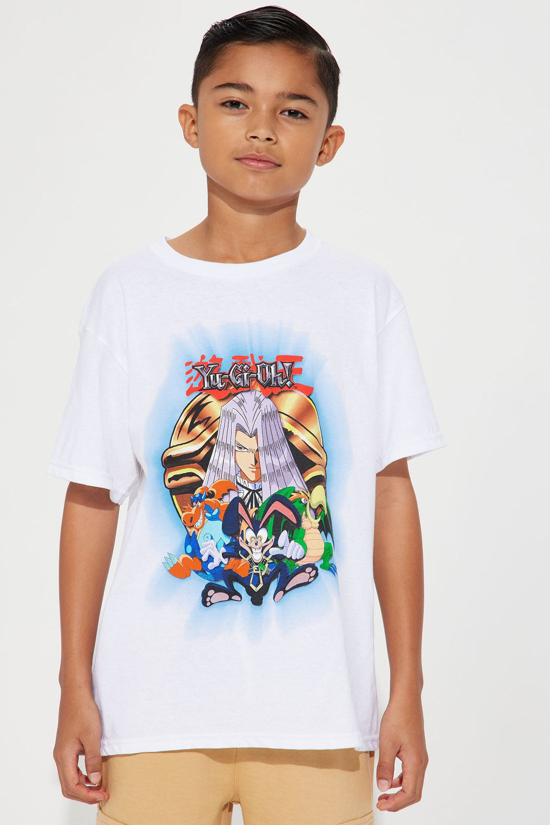 Mini Yugioh Pegasus Toons Short Sleeve Tee - White