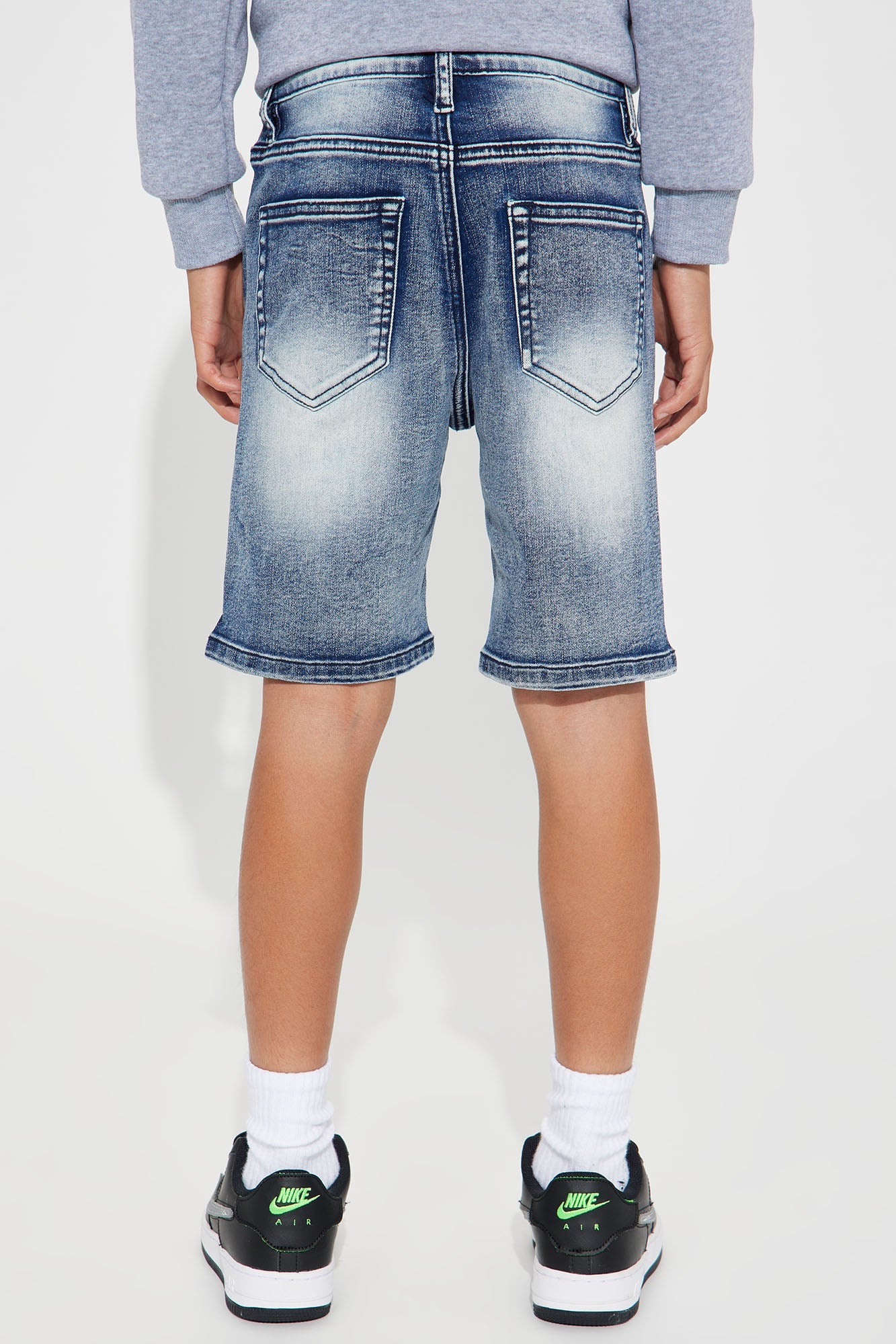 Mini Get In The Mix Denim Short - Indigo