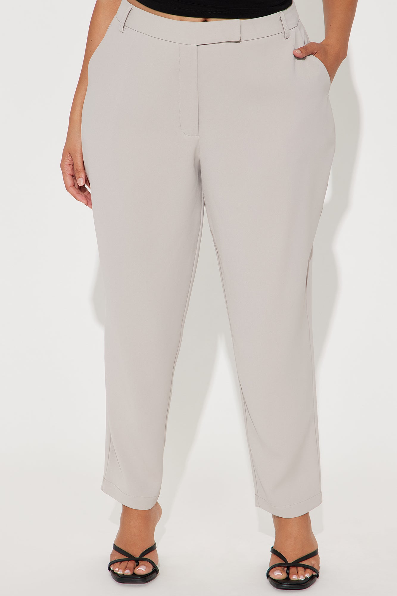 Allison Cigarette Skinny Pant - Grey