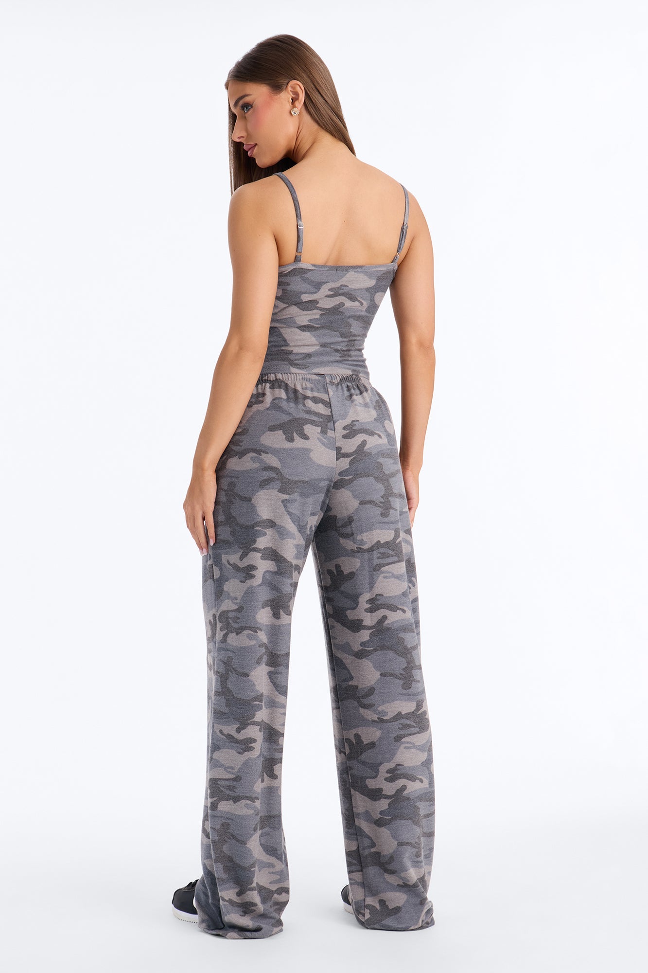 Camo Comfort Pant Set - Grey/combo