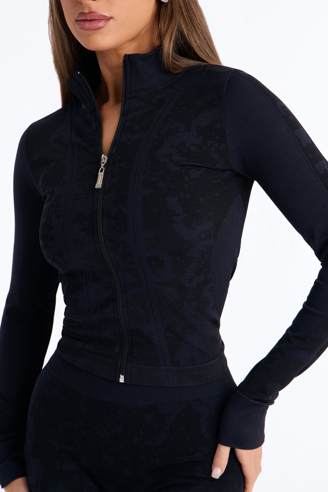 Weekend Errands Seamless Legging Set - Black